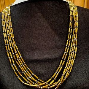 Chico’s Gold and Silver Multi-strand Necklace